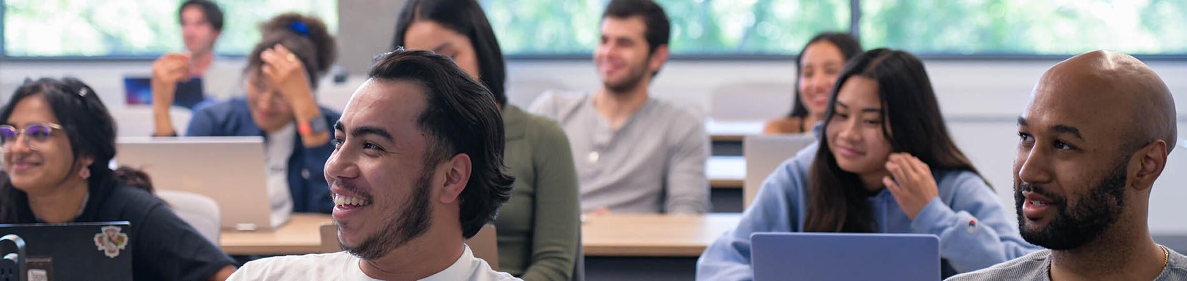 Students in a classroom